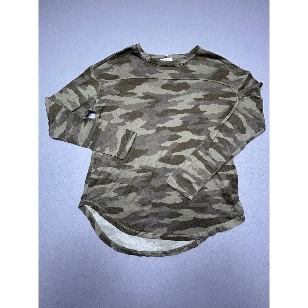 SO Top Polyester Spandex Camouflage XS Womens